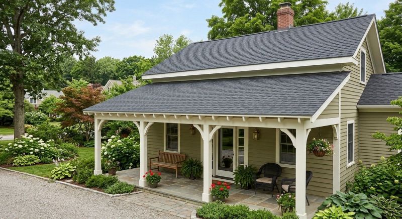 A Frame Roof Installation in Manchester, NH